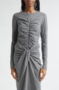 Isabel Marant Étoile Jeldia Twisted Front Midi Skirt