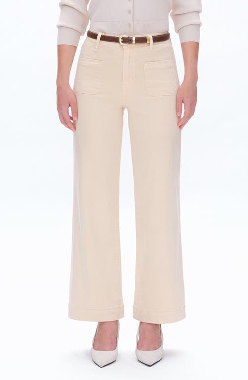 Bayeas Luna High Waist Wide Leg Jeans In White