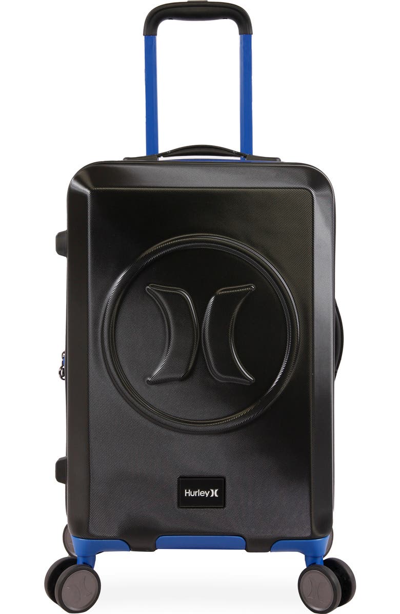 Hurley Wave 21" Hardshell Spinner Suitcase, Main, color,