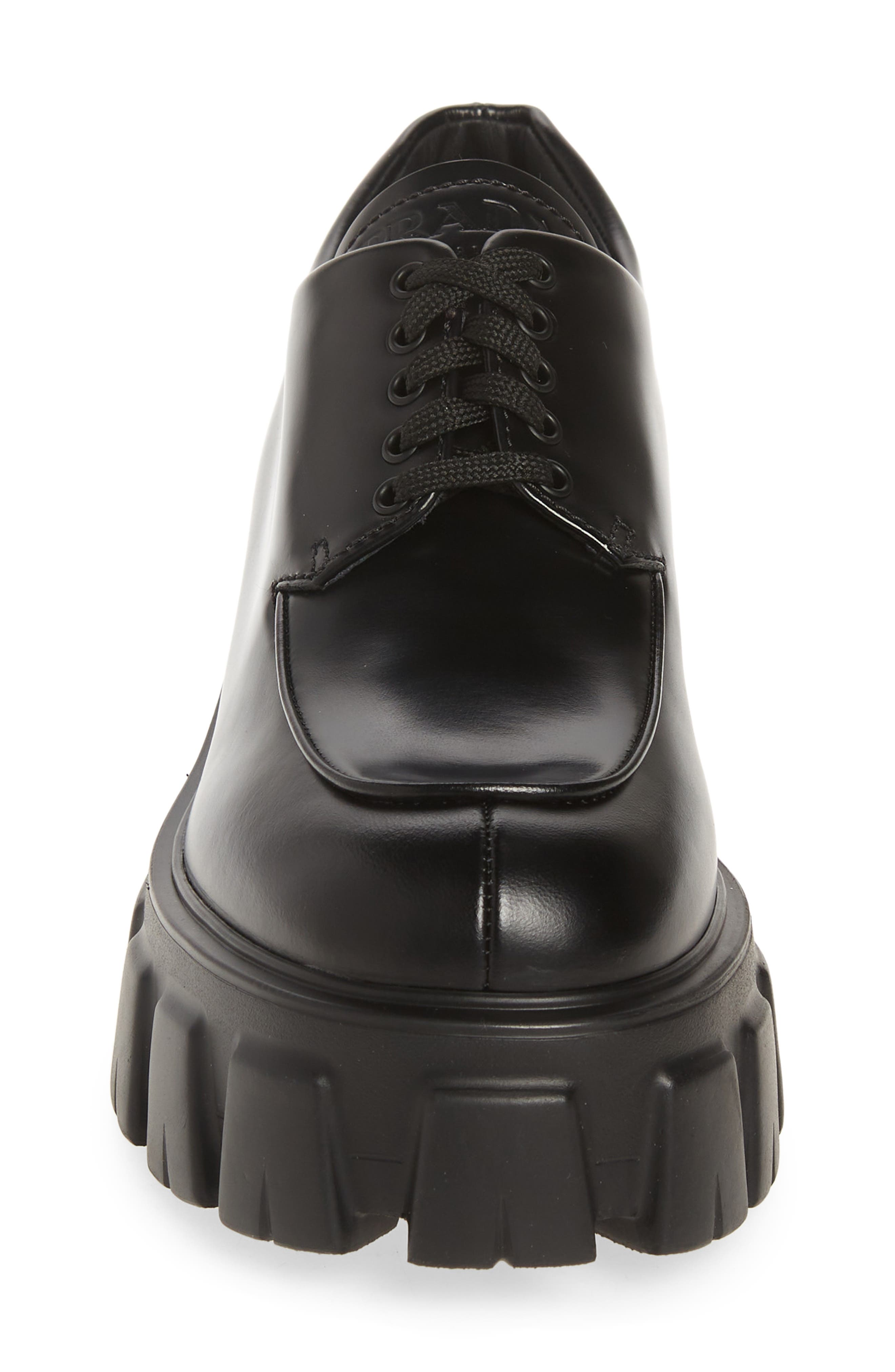 Prada Lug Sole Oxford, Alternate, color, 