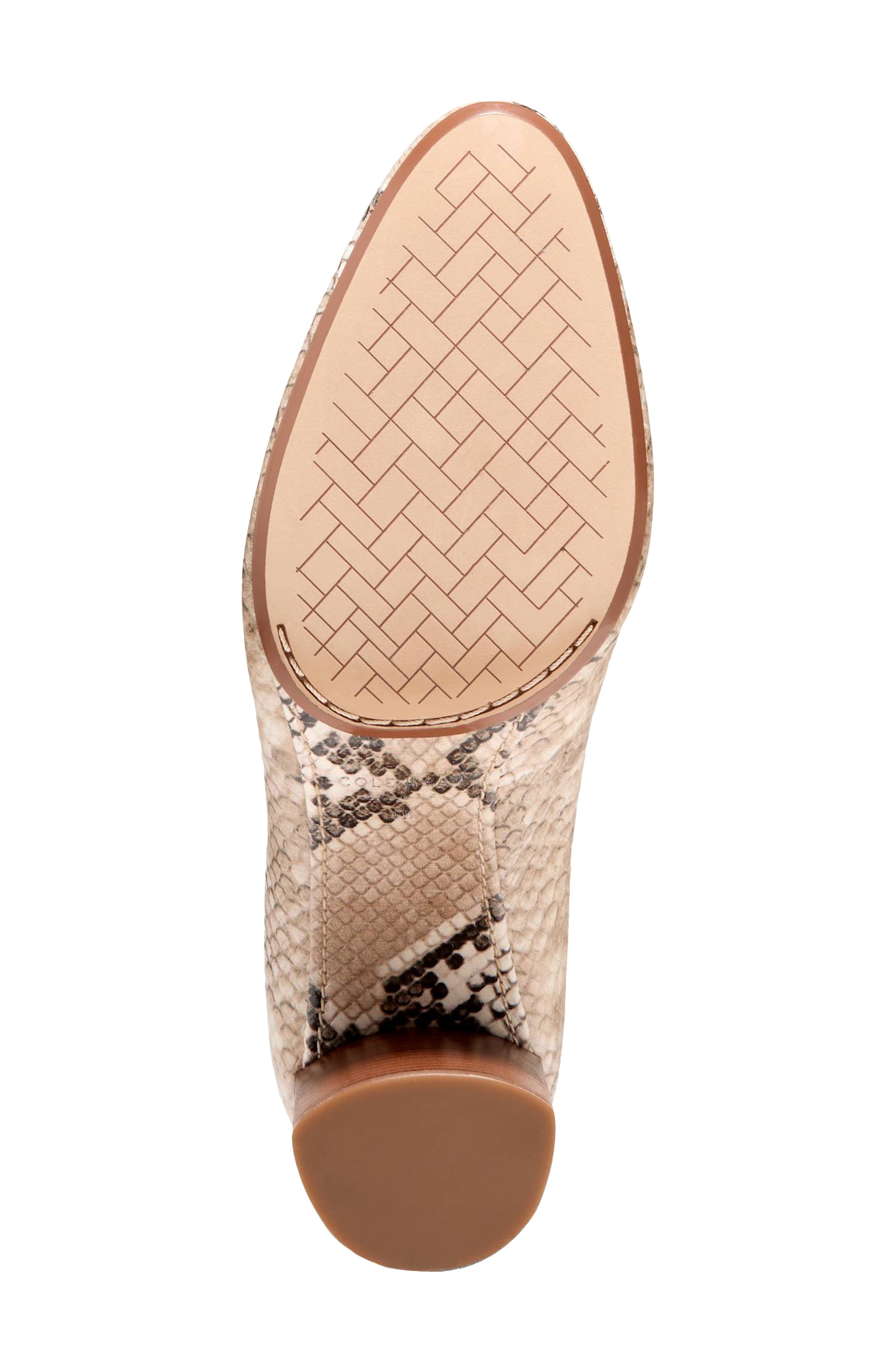 Cole Haan Nella Snakeskin Embossed Pump, Alternate, color, Mojave Snake Print Leather