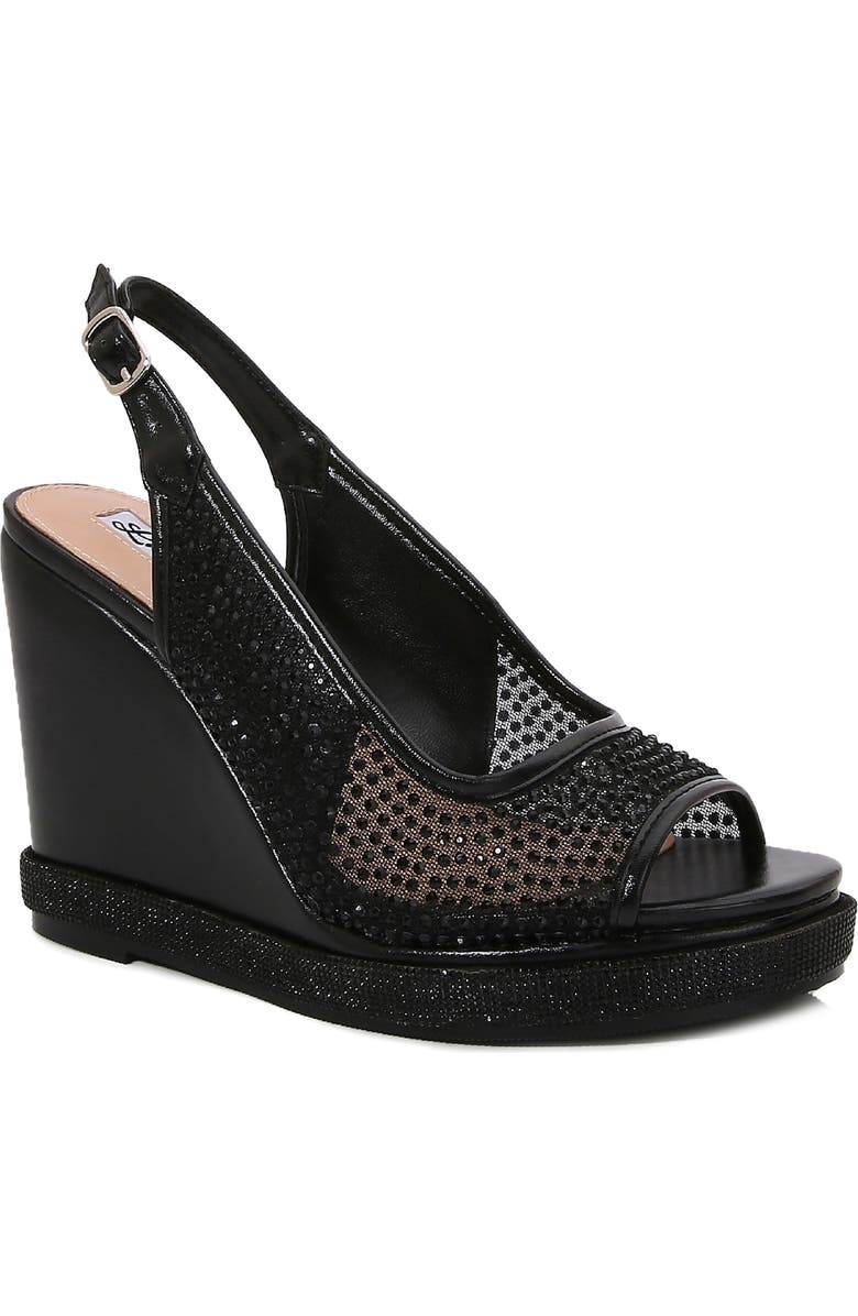 LADY COUTURE Belair Slingback Wedge Sandal, Main, color,