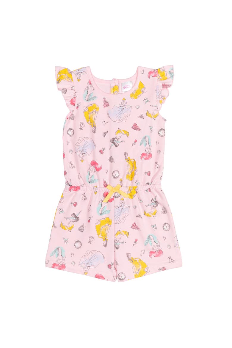 Princess Sleeveless Skater Romper, Main, color, Princess Pink