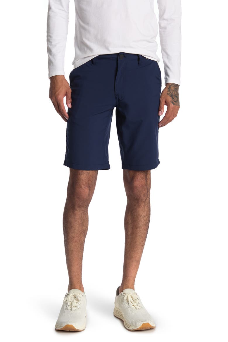 Hybrid Walking Shorts, Main, color, NAVY