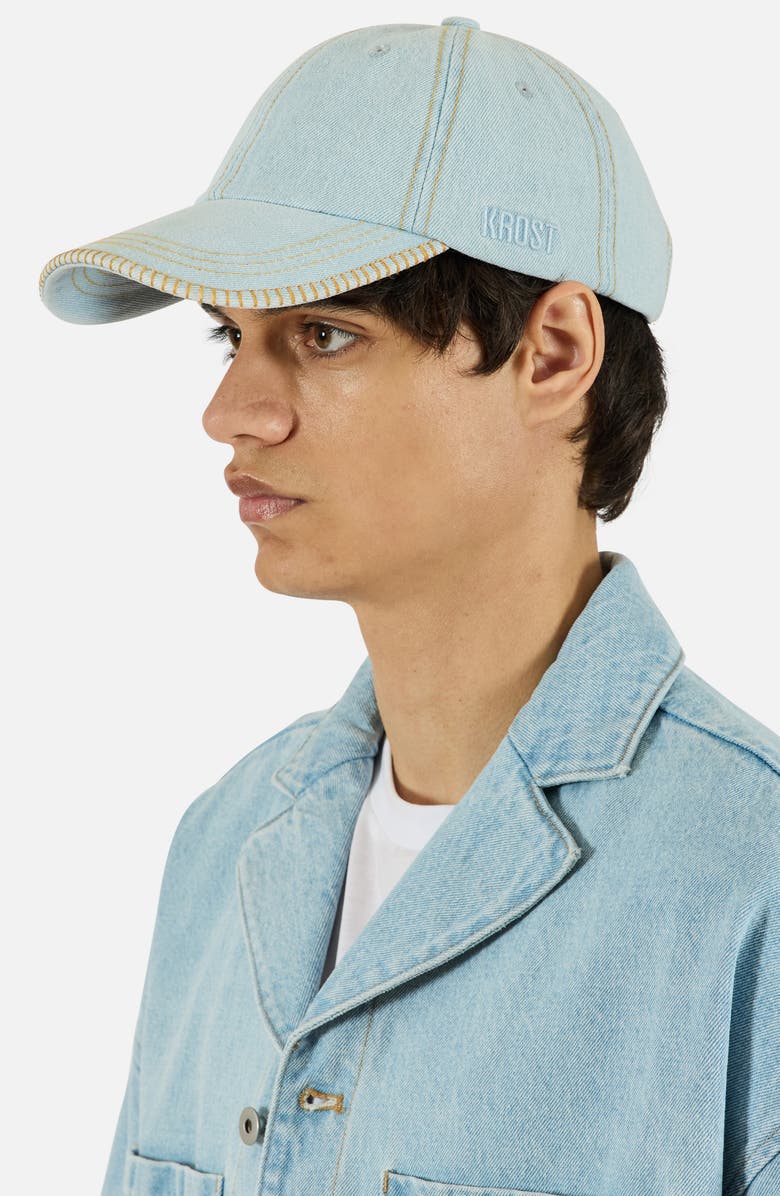 KROST Denim Adjustable Baseball Cap, Alternate, color, Light Wash