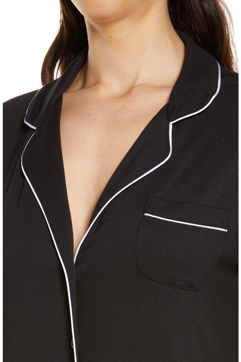 Moonlight Eco Nightshirt, Alternate, color, BLACK