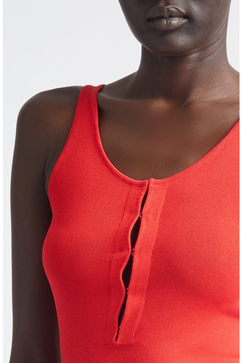 The Scarlett Scoop Neck Bodysuit, Alternate, color, RED