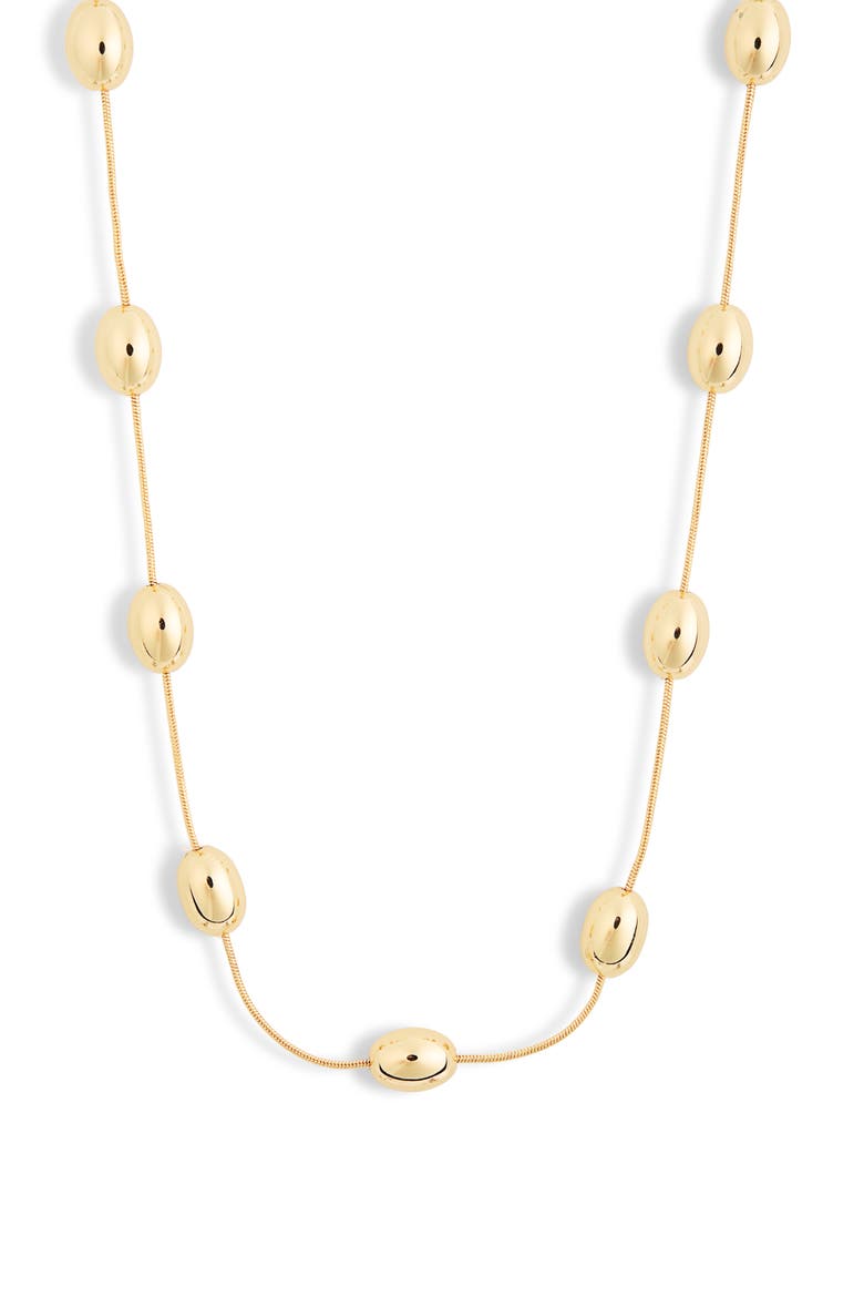 Orb Station Chain Necklace, Main, color, GOLD