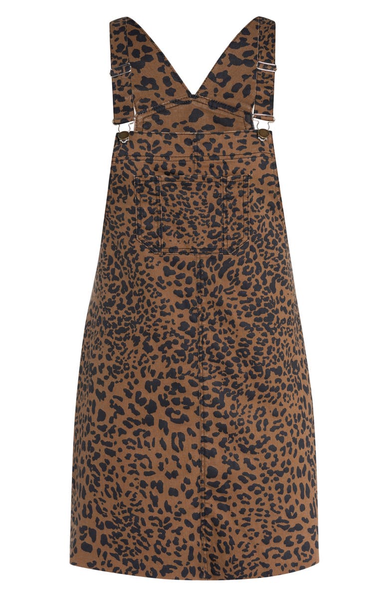 City Chic Jungle Frenzy Jumper Dress, Alternate, color, 