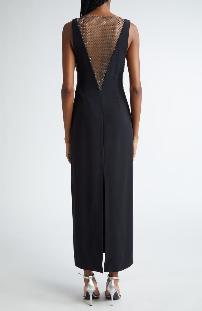 Stella McCartney Crystal Mesh Sleeveless Gown, Alternate, color, 