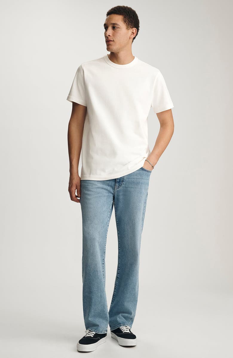 Mavi Jeans Antique White Cotton Crewneck T-Shirt, Alternate, color,