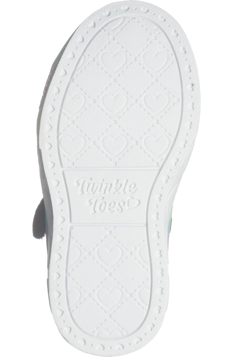 SKECHERS Kids' Heart Steps Twinkle Toes Sneaker, Alternate, color, Black