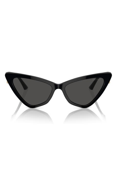 55mm Cat Eye Sunglasses