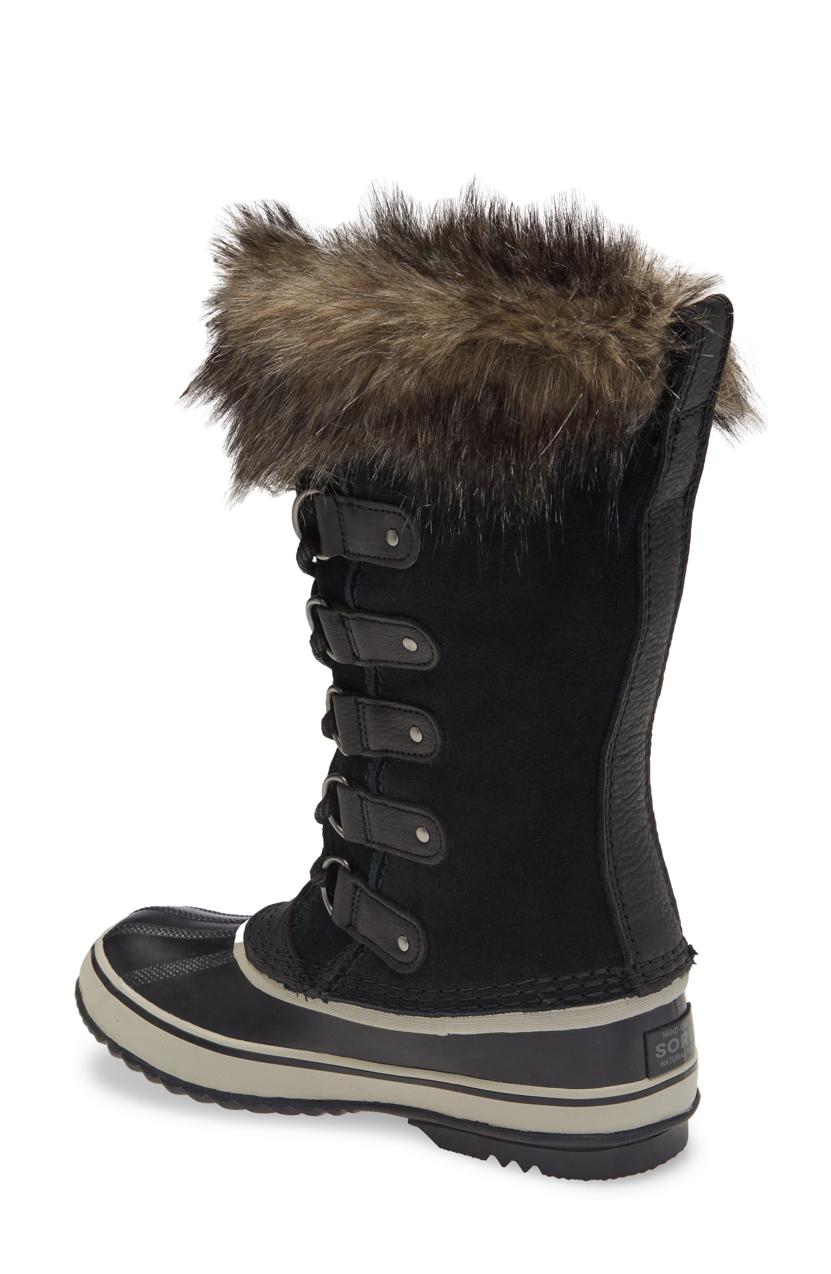 SOREL Joan of Arctic Faux Fur Waterproof Snow Boot, Alternate, color, 