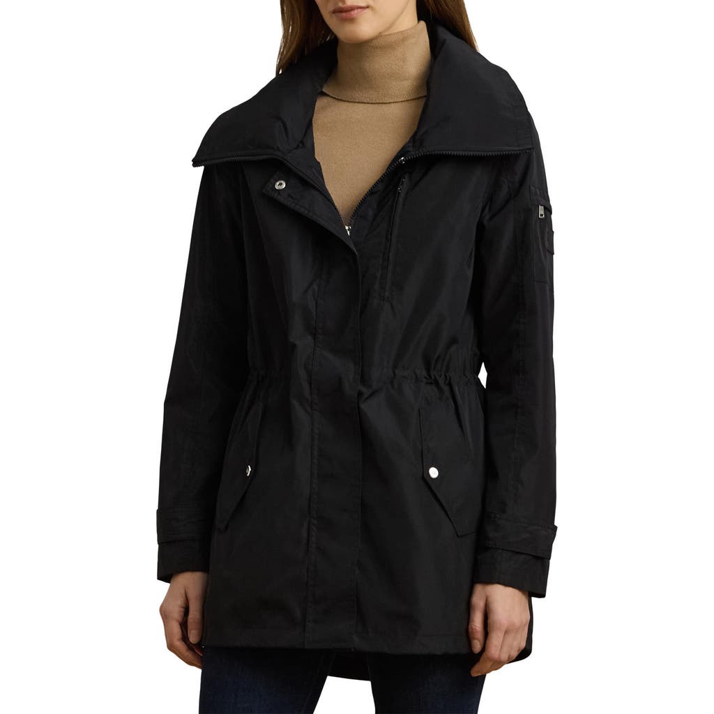 Shop Ralph Lauren Lauren Lightweight Zip Jacket In Black