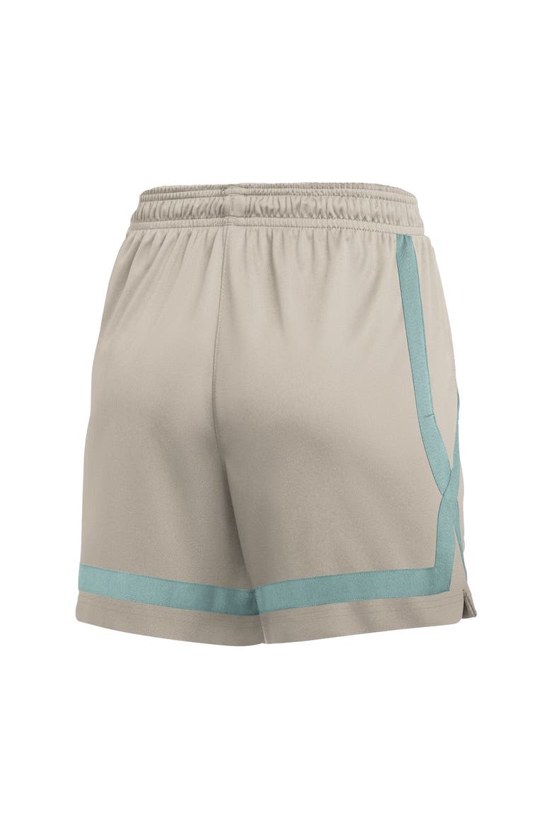 Women's Nike  Cream New York Liberty Studio Fleece Shorts, Alternate, color, Cream