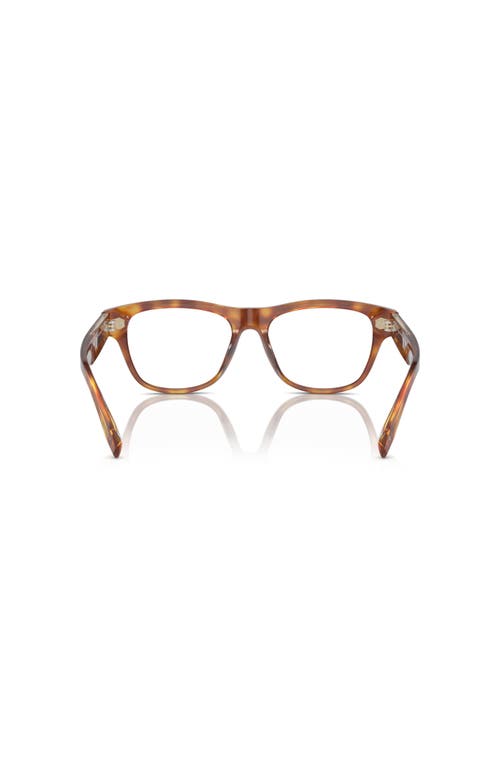 Brunello Cucinelli 54mm Rectangle Optical Glasses In Multi
