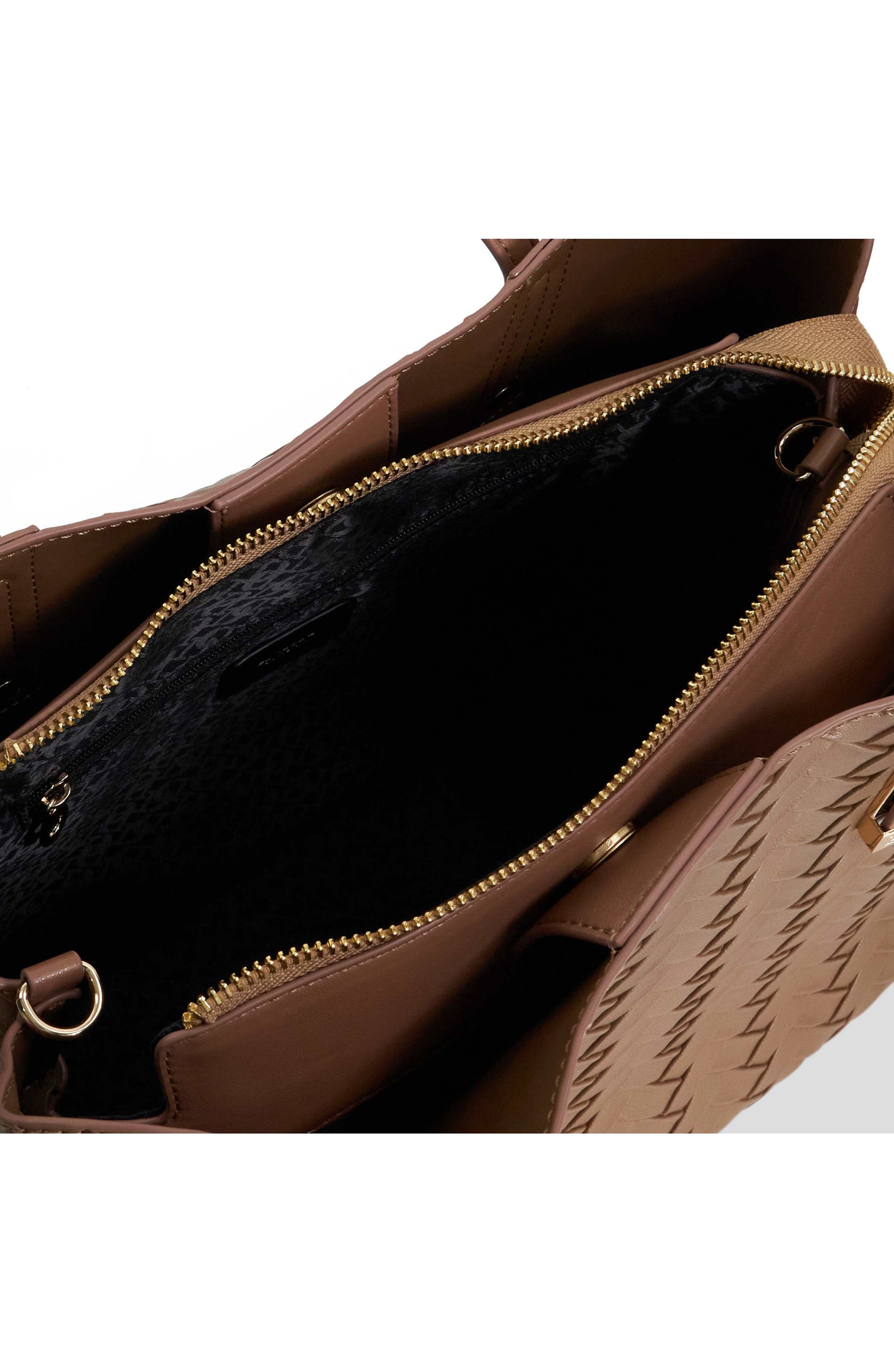 Dorrie Faux Leather Tote, Alternate, color, TAUPE