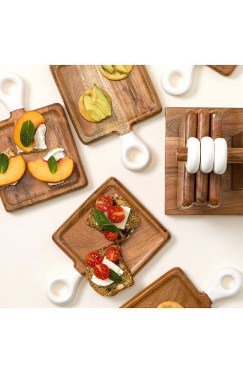 Uncommon Goods Appetizer Boards With Stand In Multi