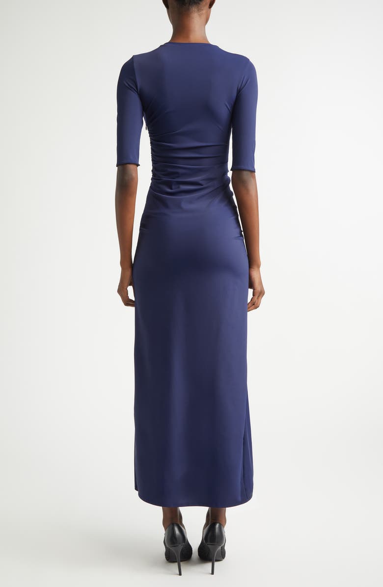 Stella McCartney Fluid Long Jersey Dress, Alternate, color, Indigo