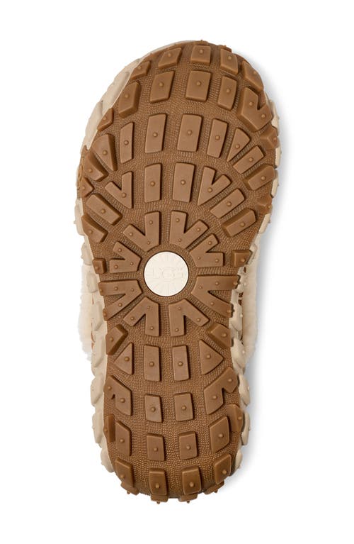 Ugg ® Venture Daze Genuine Shearling Platform Slip-on Shoe In Neutral