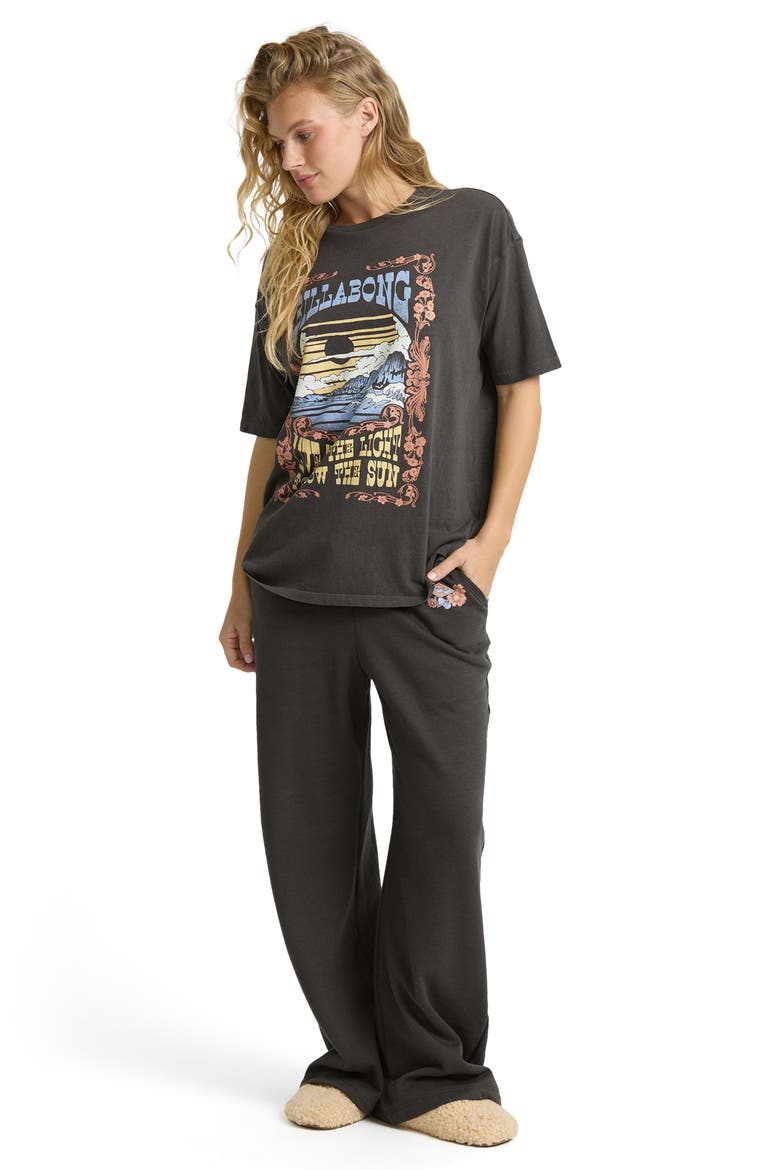 Walk With Us Cotton Graphic T-Shirt, Alternate, color, OFF BLACK
