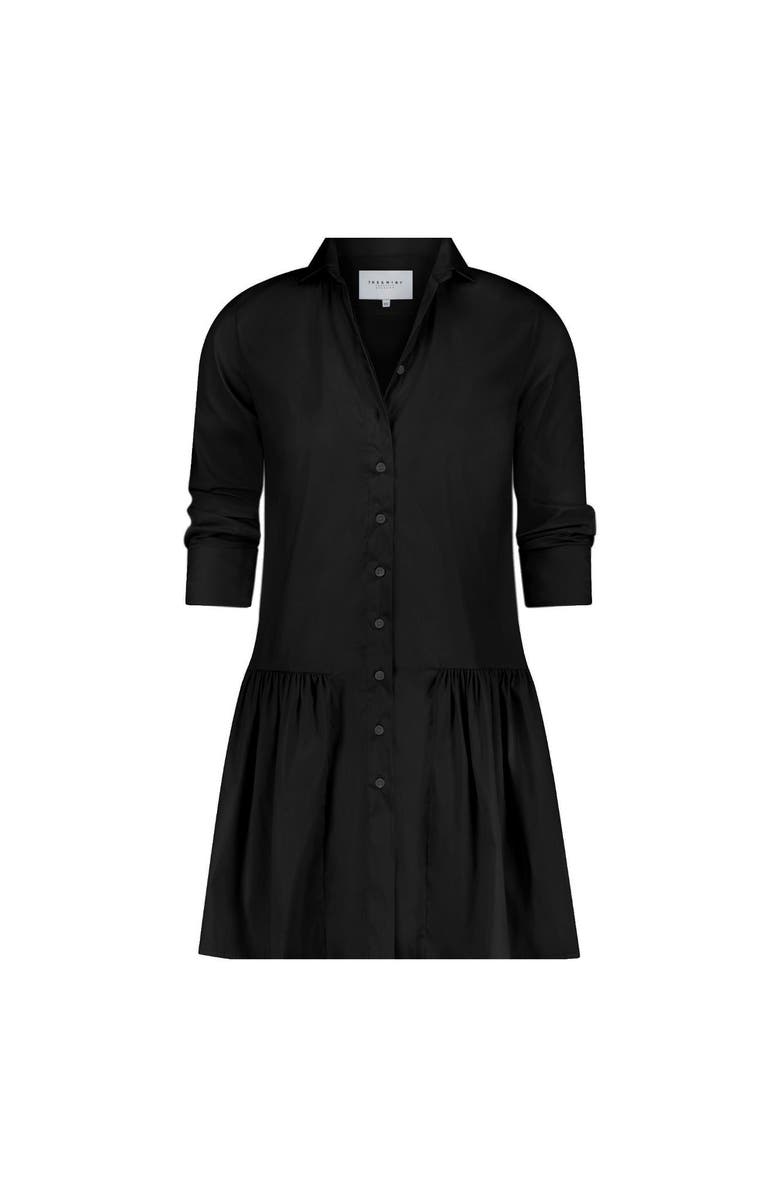 The Shirt by Rochelle Behrens The Drop Waist Shirt Dress, Alternate, color, Black