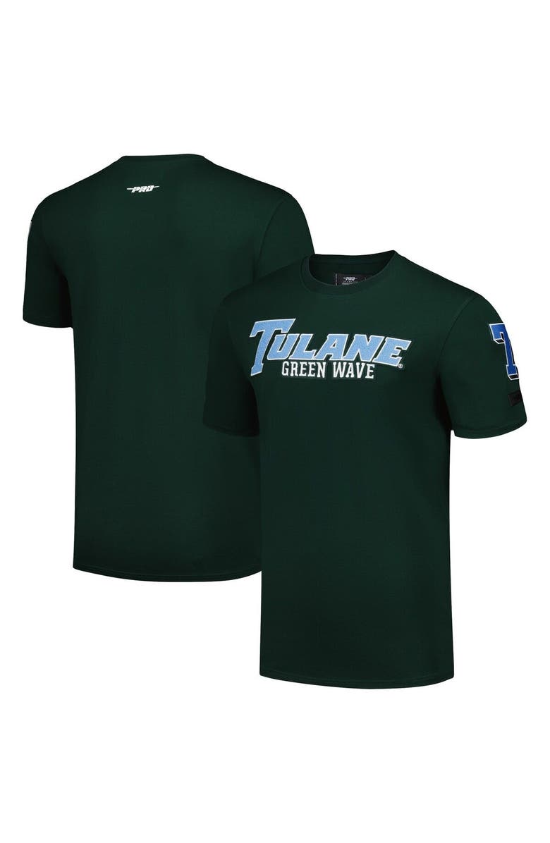PRO STANDARD Men's Pro Standard Green Tulane Green Wave Classic T-Shirt, Main, color, 
