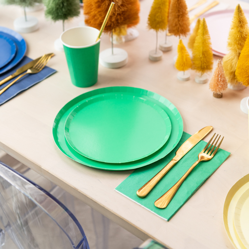 Jollity & Co Shade Collection Dessert Plates In Grass