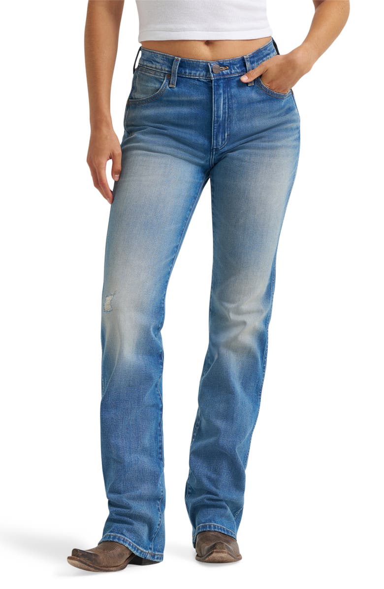Wrangler Western Straight Leg Jeans, Main, color, 