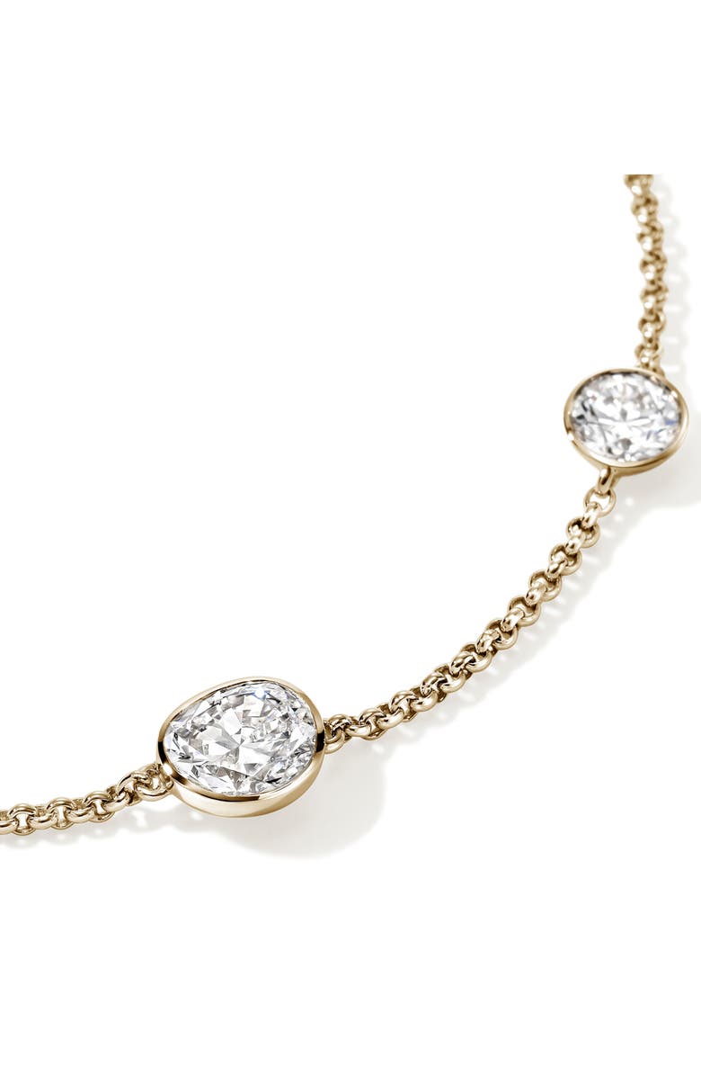 John Hardy Lovestruck<sup>™</sup> Lab Grown Diamond Station Bracelet, Alternate, color, Gold