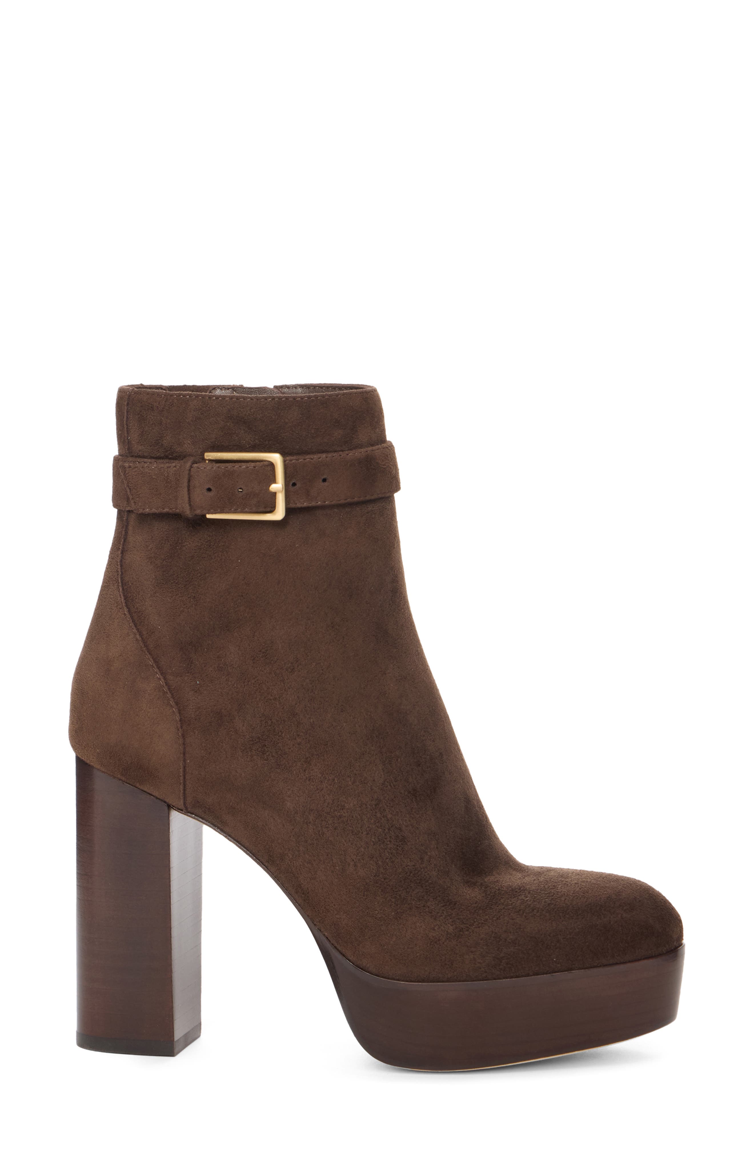 Maris Platform Bootie, Alternate, color, CHOCOLATE