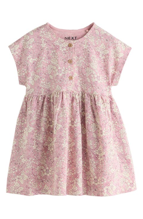 Kids' Floral Button Dress (Baby, Toddler & Little Kid)