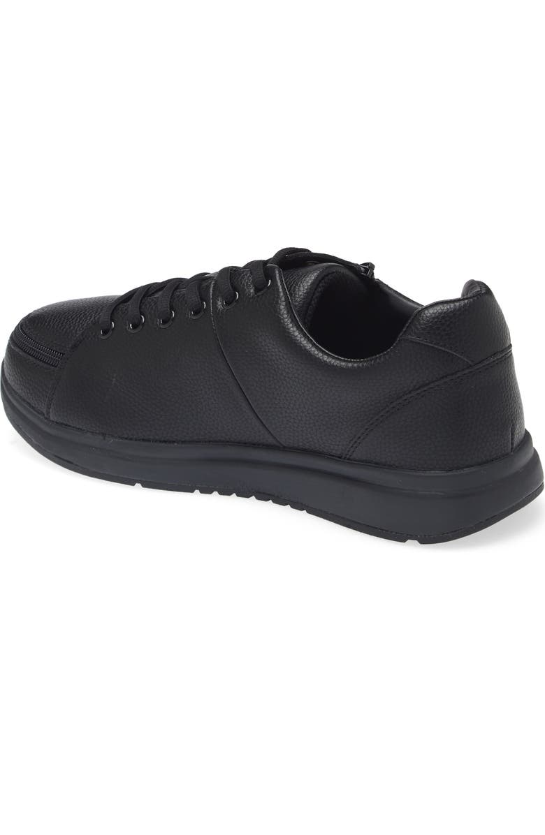 BILLY Footwear Work Comfort Low Sneaker, Alternate, color, Black To The Floor