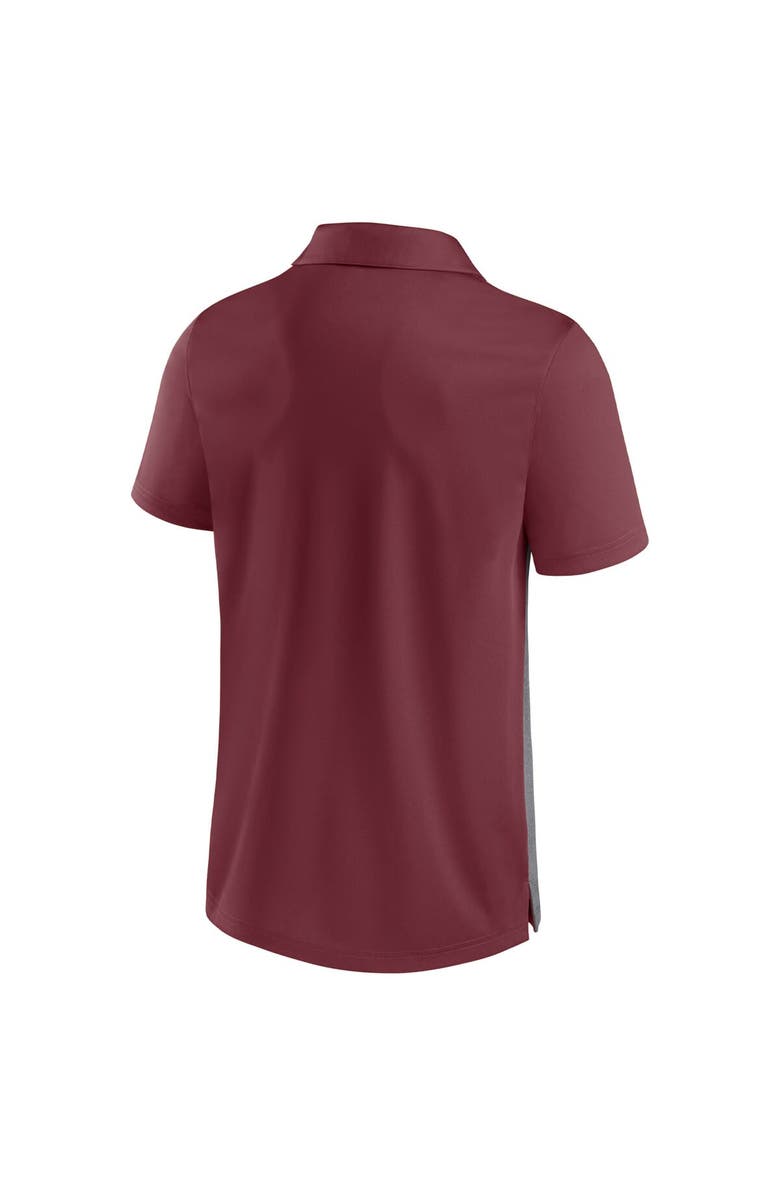 FANATICS Men's Fanatics Maroon/Heathered Gray Texas A&M Aggies Split Block Color Block Polo, Alternate, color, 