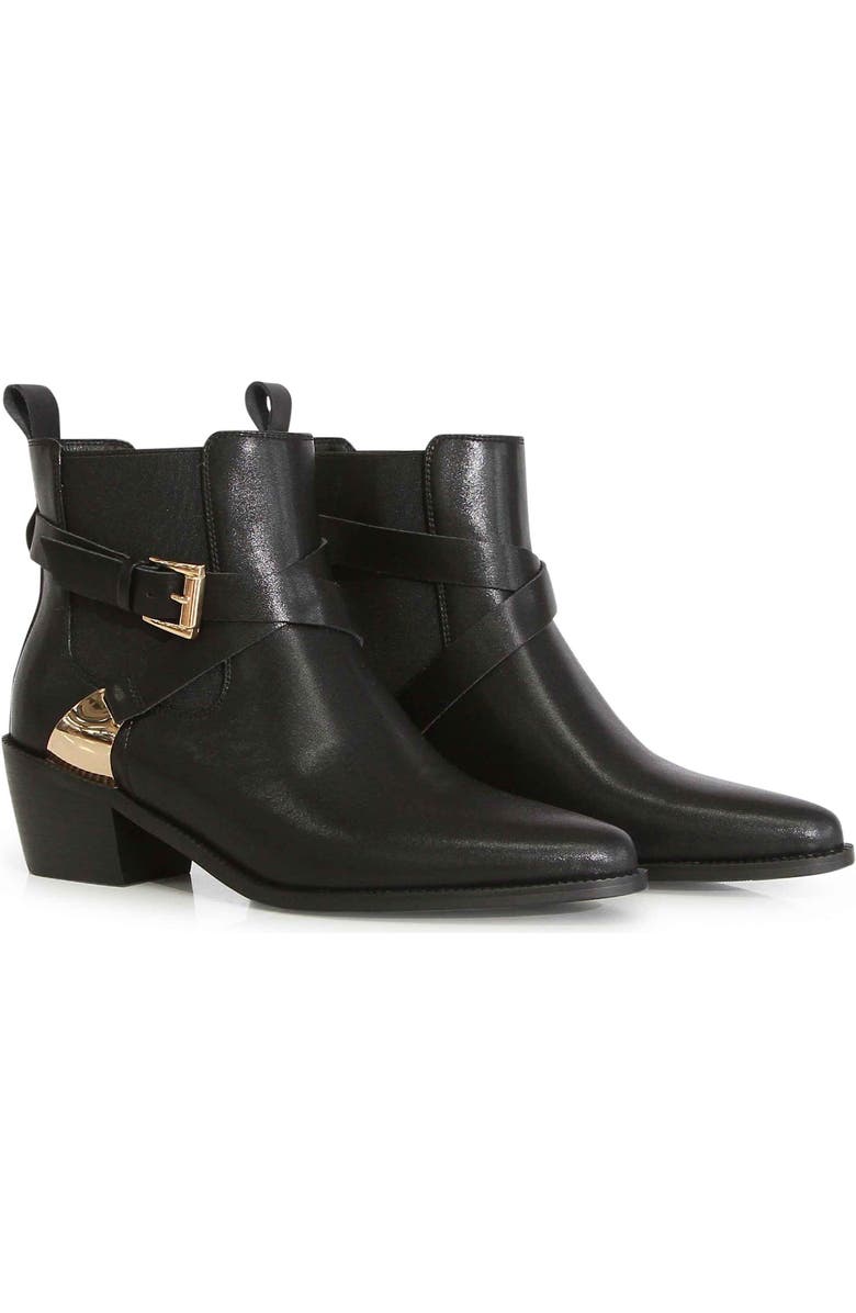 Belle & Bloom Full Moon Ankle Boot, Main, color, Black