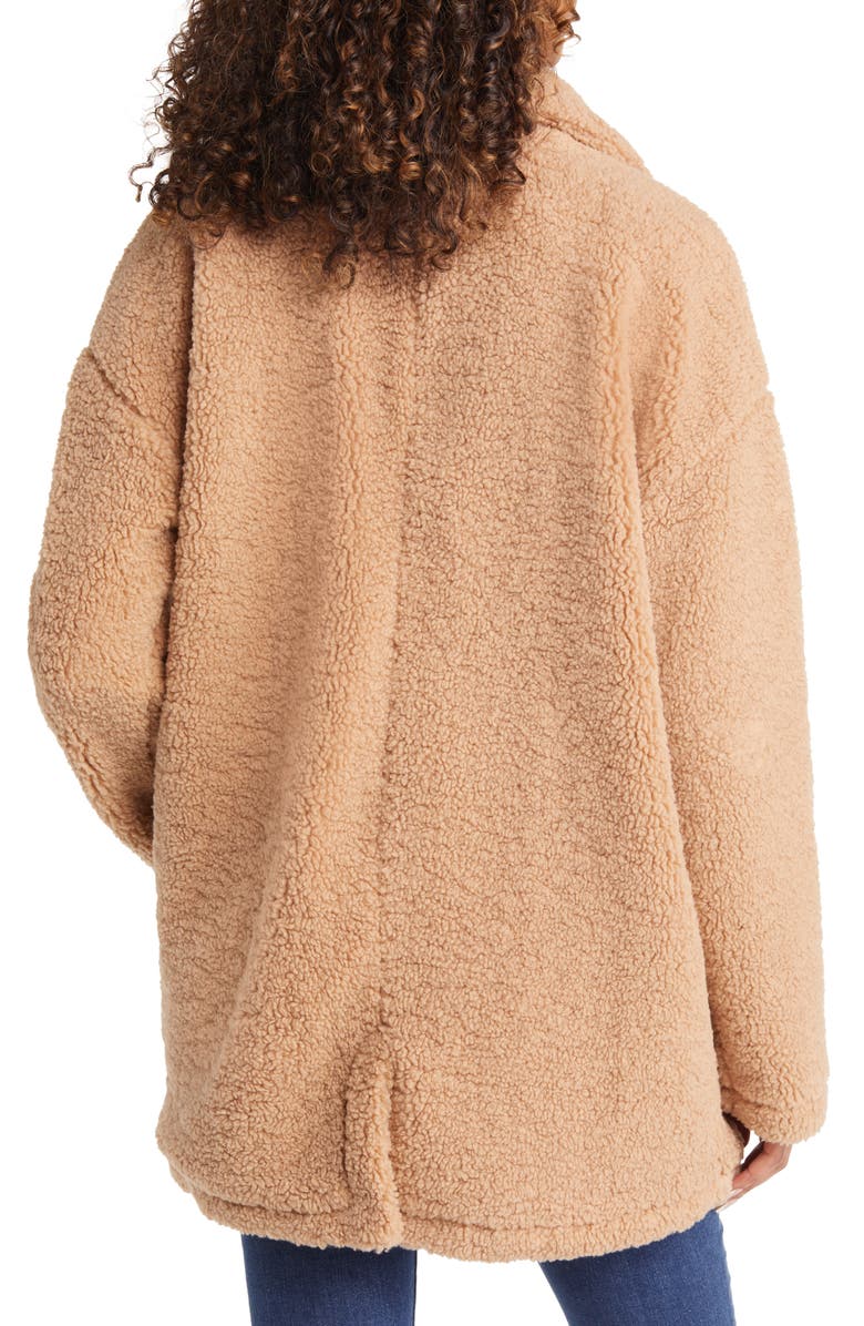 Thread & Supply Dreamy High Pile Fleece Coat, Alternate, color, 
