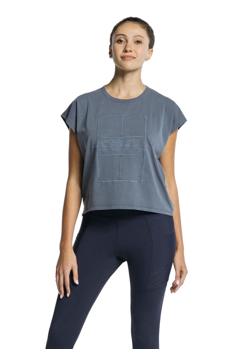 Pickleball Top, Main, color, Vintage Blue