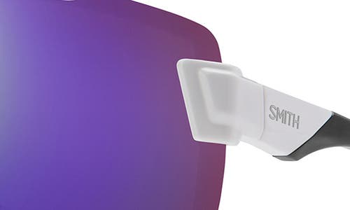 Smith Wildcat 135mm Chromapop™ Shield Sunglasses In White