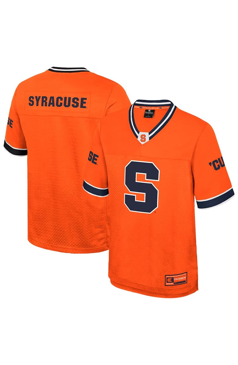 COLOSSEUM Men's Colosseum  Orange Syracuse Orange Nothing But The Hits Football Jersey, Main, color, Orange