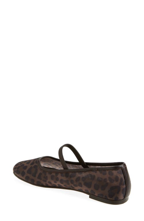 MADEWELL MADEWELL THE GRETA LEOPARD MESH BALLET FLAT