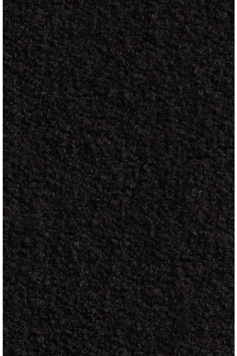 Embellished Stretch Micro Bouclé Shell, Alternate, color, BLACK