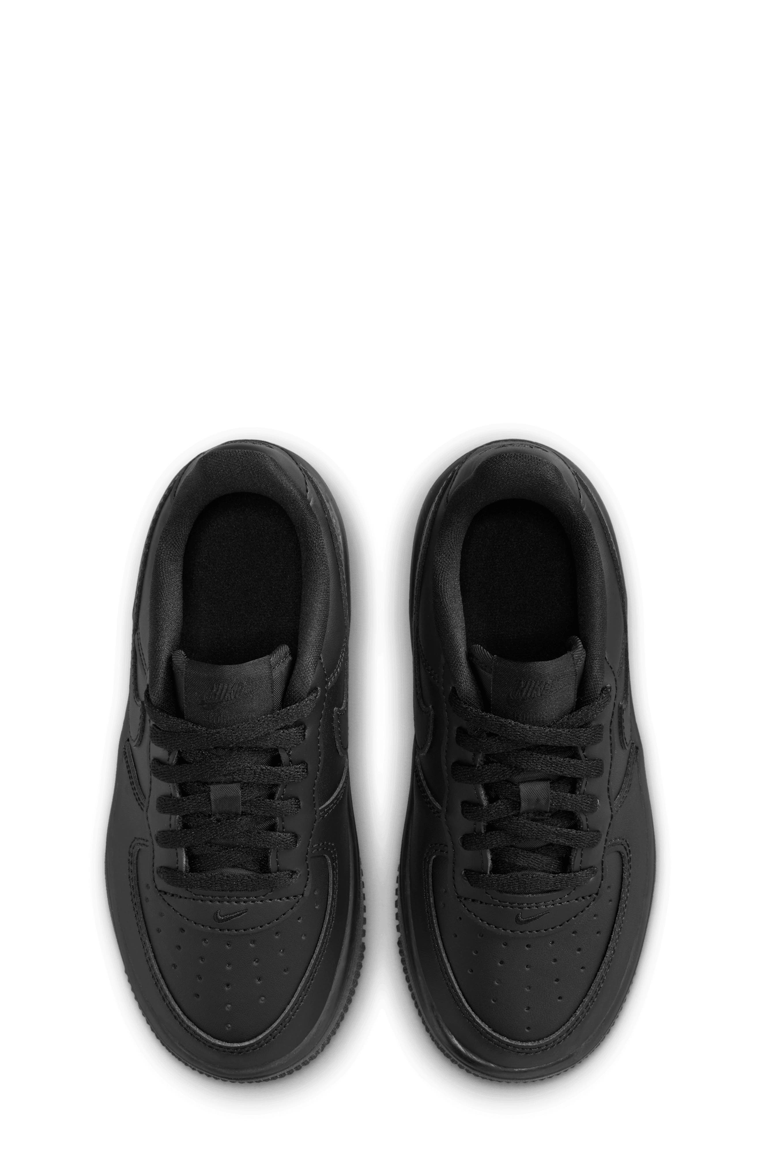 Nike Kids' Air Force 1 Sneaker, Alternate, color, 001 Black/Black