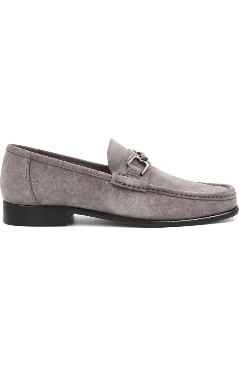Bruno Magli Trieste Bit Loafer, Alternate, color, Light Grey Suede