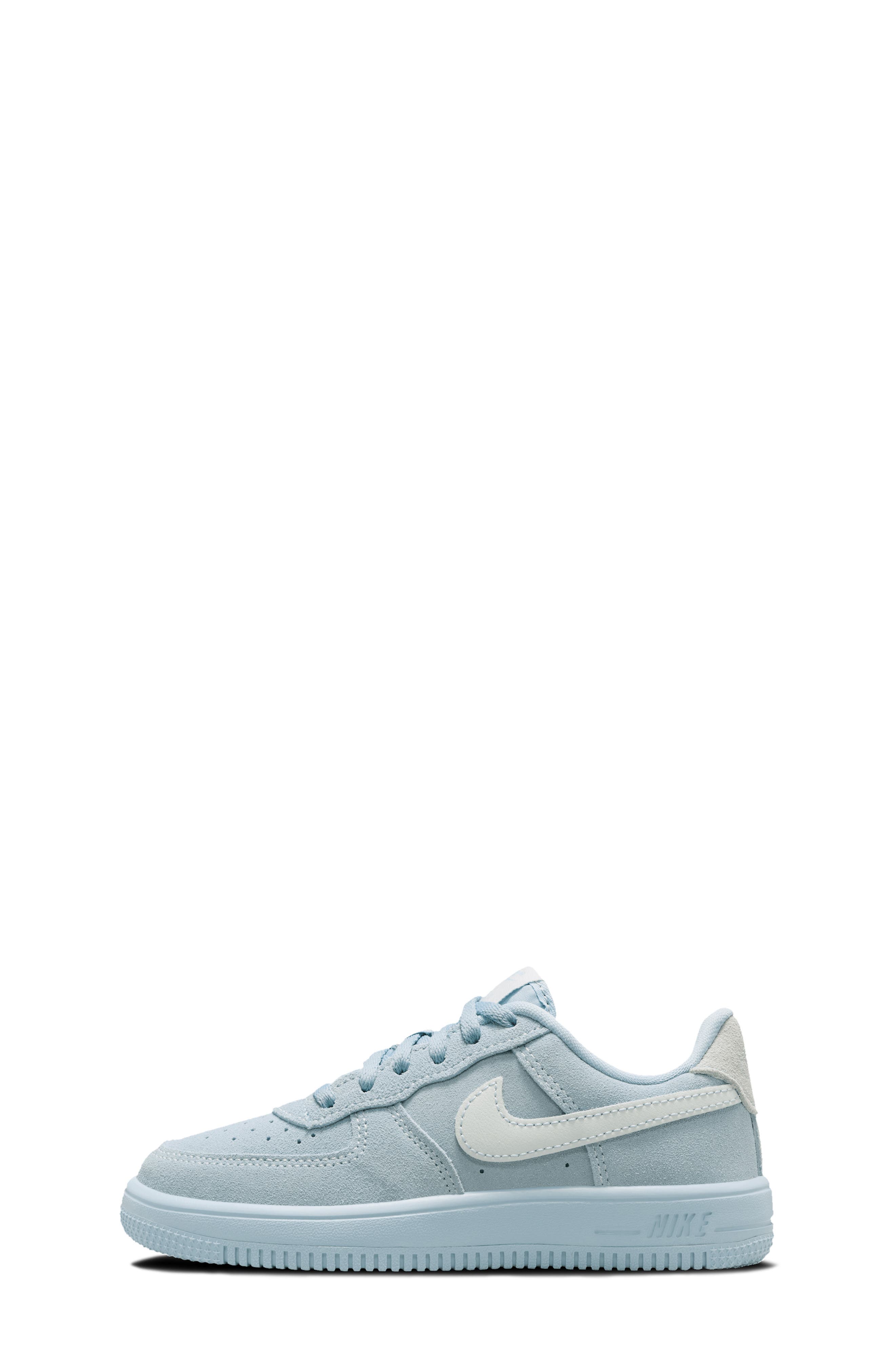 Kids' Air Force 1 Sneaker, Alternate, color, LIGHT ARMORY BLUE/ PLATINUM
