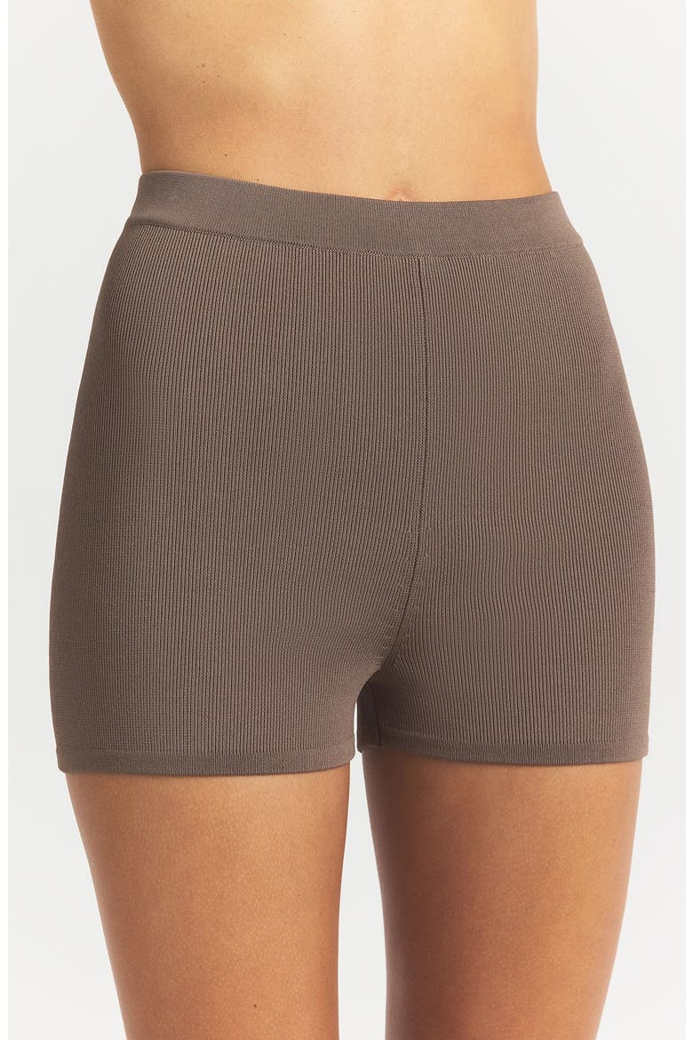 Refined Knit High Waisted Shorts, Alternate, color, AMETHYST
