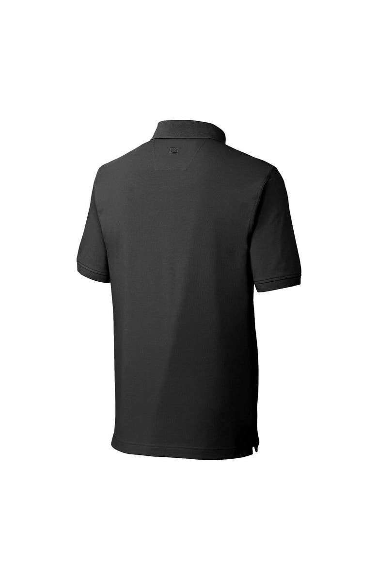 Cutter & Buck Men's Cutter & Buck Black New England Patriots Advantage Tri-Blend Pique Throwback Polo, Alternate, color, 