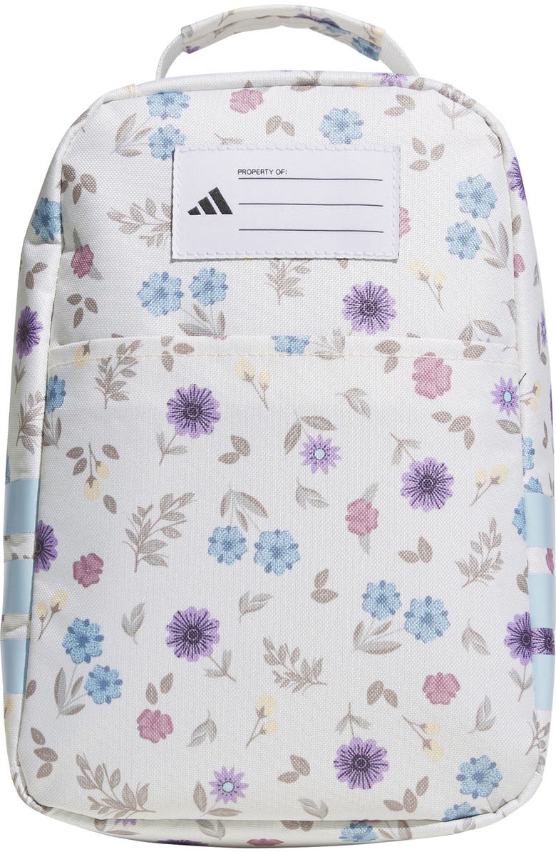 adidas Kids' Santiago Lunch Bag, Alternate, color, In Bloom Floral Warm Vanilla