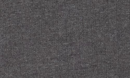 Elodie Pointelle Stitch Button-up Top In Gray