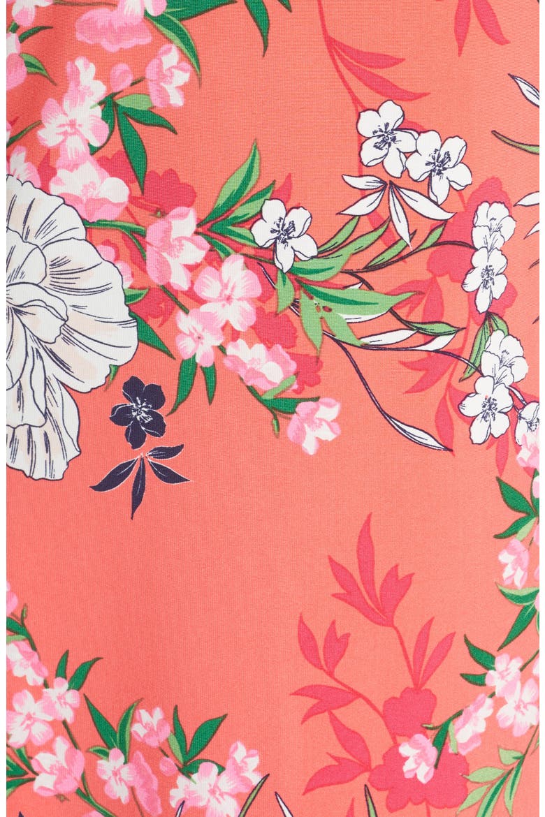 Mixed Floral Shift Dress, Alternate, color, PINK MULTI
